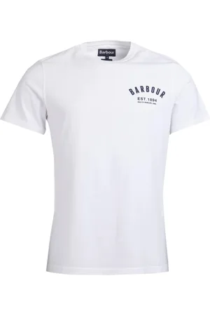Barbour Herren, Oberteile, Weiß, SGröße: