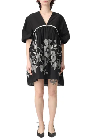 Kaos Damen, Kleider, Schwarzk, 2XSGröße: