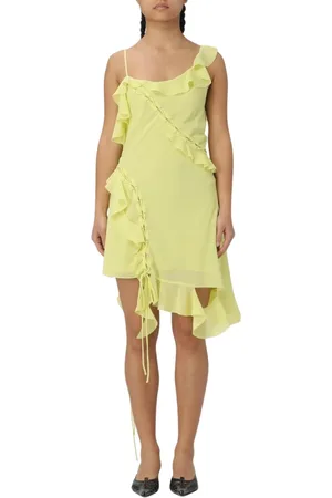 Acne Studios Damen, Kleider, Gelb, MGröße: