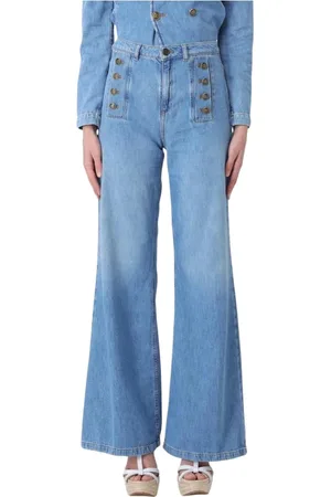 Twin-Set Damen, Jeans, Blau, W28Größe: