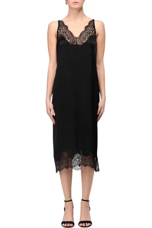 Twin-Set Damen, Kleider, Schwarzk, LGröße: