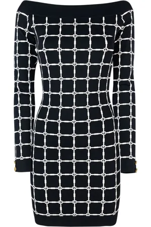 Elisabetta Franchi Damen, Kleider, Schwarzk, MGröße: