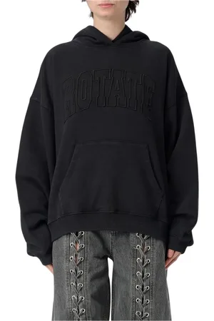 ROTATE Damen, Sweatshirts & Hoodies, Schwarzk, MGröße: