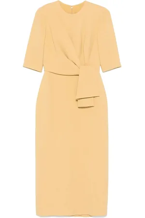 Elie saab Damen, Kleider, Gelb, LGröße: