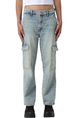 7 for all Mankind Damen, Jeans, Blau, W28Größe: