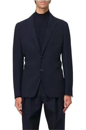 Giorgio Armani Herren, Anzüge, Blau, LGröße: