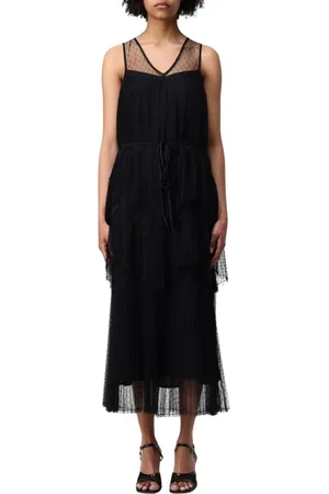 Twin-Set Damen, Kleider, Schwarzk, XLGröße: