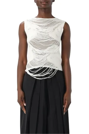 Maison Margiela Damen, Oberteile, Weiß, MGröße:
