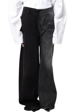 Balenciaga Damen, Jeans, Schwarzk, SGröße: