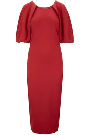 Elisabetta Franchi Damen, Kleider, Rot, LGröße: