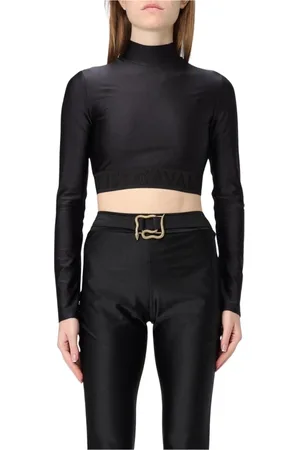 Roberto Cavalli Damen, Oberteile, Schwarzk, MGröße: