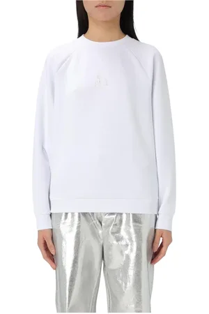 Armani Exchange Damen, Sweatshirts & Hoodies, Weiß, LGröße: