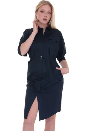 HUGO BOSS Damen, Kleider, Blau, SGröße: