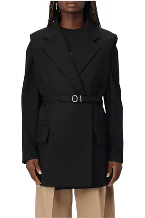 Jil Sander Damen, Jacken, Schwarzk, SGröße: