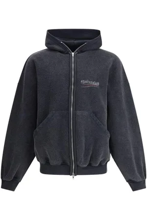 Balenciaga Herren, Sweatshirts & Hoodies, Schwarzk, MGröße: