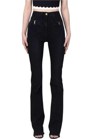 Elisabetta Franchi Damen, Jeans, Schwarzk, W26Größe: