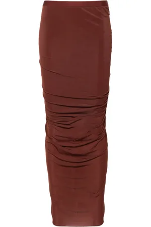 Rick Owens Damen, Röcke, Braun, SGröße: