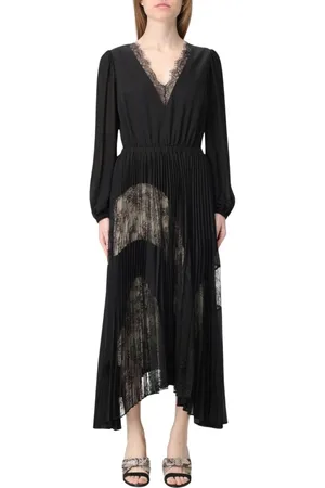 Twin-Set Damen, Kleider, Schwarzk, SGröße: