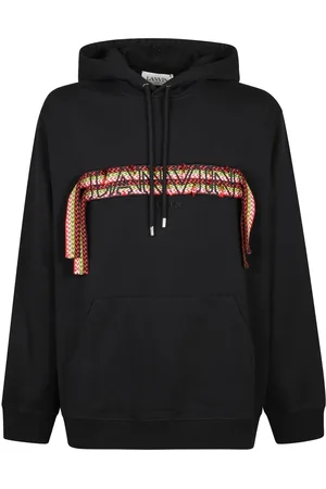 Lanvin Herren, Sweatshirts & Hoodies, Schwarzk, LGröße: