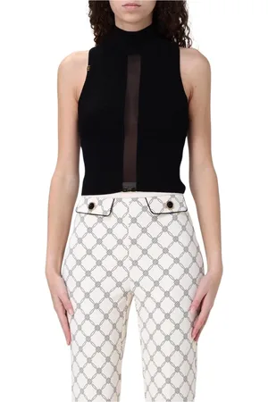 Elisabetta Franchi Damen, Oberteile, Schwarzk, SGröße: