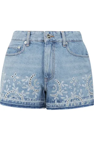 Ganni Damen, Shorts, Blau, W25Größe: