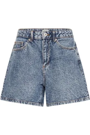 Ichi Damen, Shorts, Blau, MGröße: