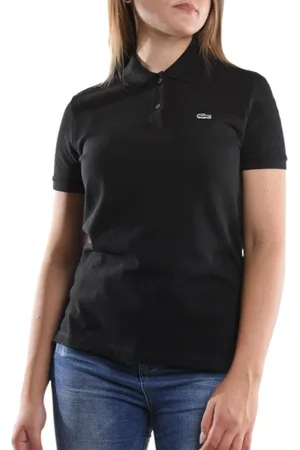 Lacoste Damen, Oberteile, Schwarzk, MGröße: