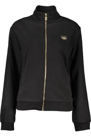 Roberto Cavalli Damen, Sweatshirts & Hoodies, Schwarzk, MGröße:
