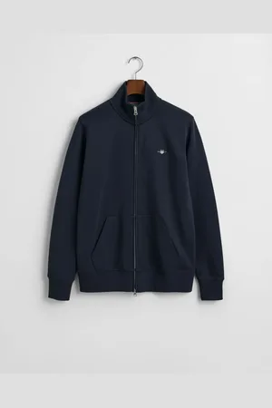 GANT Herren, Sweatshirts & Hoodies, Blau, SGröße: