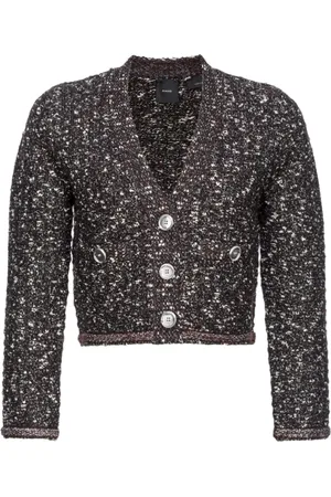 Pinko Damen, Strickwaren, Schwarzk, MGröße:
