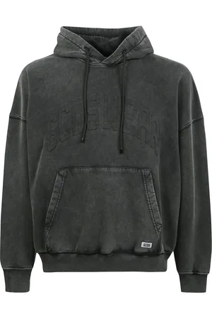 GCDS Herren, Sweatshirts & Hoodies, Schwarzk, MGröße:
