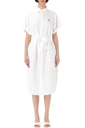 Ralph Lauren Damen, Kleider, Weiß, LGröße: