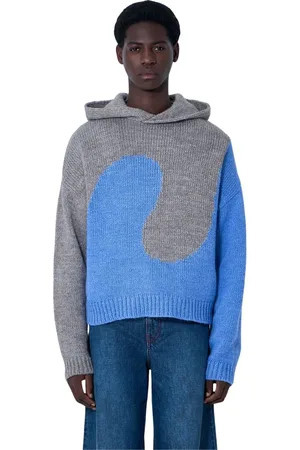 ERL Herren, Sweatshirts & Hoodies, Blau, LGröße: