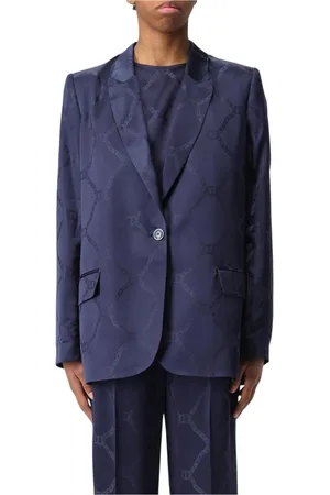 Twin-Set Damen, Jacken, Blau, XLGröße: