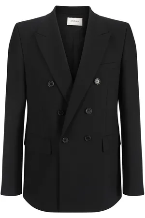 Saint Laurent Herren, Jacken, Schwarzk, LGröße: