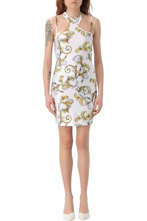 VERSACE Damen, Kleider, Weiß, MGröße:
