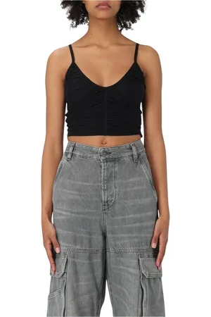 Diesel Damen, Oberteile, Schwarzk, SGröße: