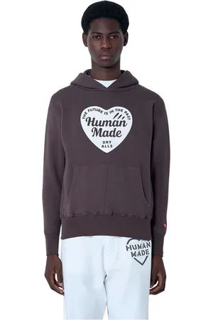 HUMAN MADE Herren, Sweatshirts & Hoodies, Braun, MGröße: