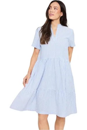 Saint Tropez Damen, Kleider, Blau, 2XLGröße: