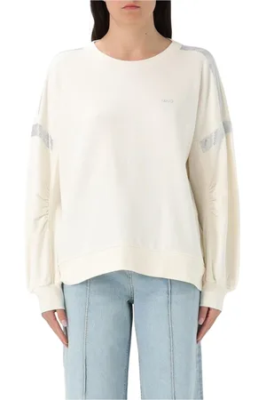 Liu Jo Damen, Sweatshirts & Hoodies, Weiß, LGröße: