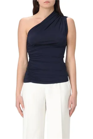 Elisabetta Franchi Damen, Oberteile, Blau, XLGröße:
