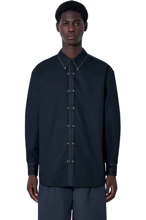 LEMAIRE Unisex, Shirts, Schwarzk, LGröße:
