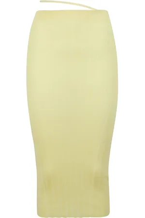 Jacquemus Damen, Röcke, Gelb, XSGröße: