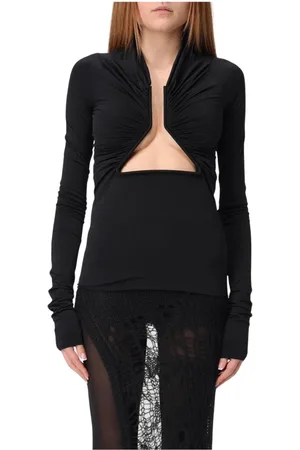 Rick Owens Damen, Oberteile, Schwarzk, 2XSGröße: