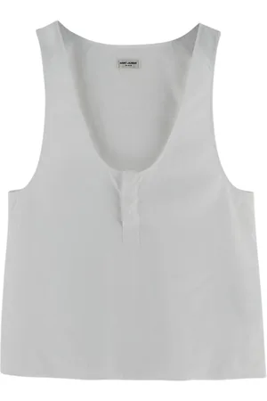 Saint Laurent Damen, Oberteile, Weiß, LGröße: