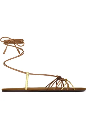 Saint Laurent Damen, Schuhe, Braun, 41 EUGröße: