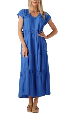 Co`Couture Damen, Kleider, Blau, XLGröße: