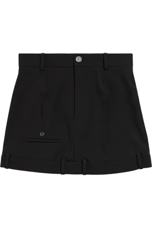 Balenciaga Damen, Röcke, Schwarzk, SGröße:
