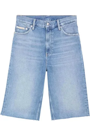 Calvin Klein Damen, Shorts, Blau, W28Größe: