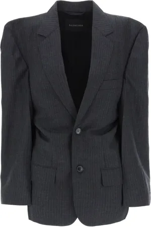Balenciaga Damen, Jacken, Schwarzk, LGröße: